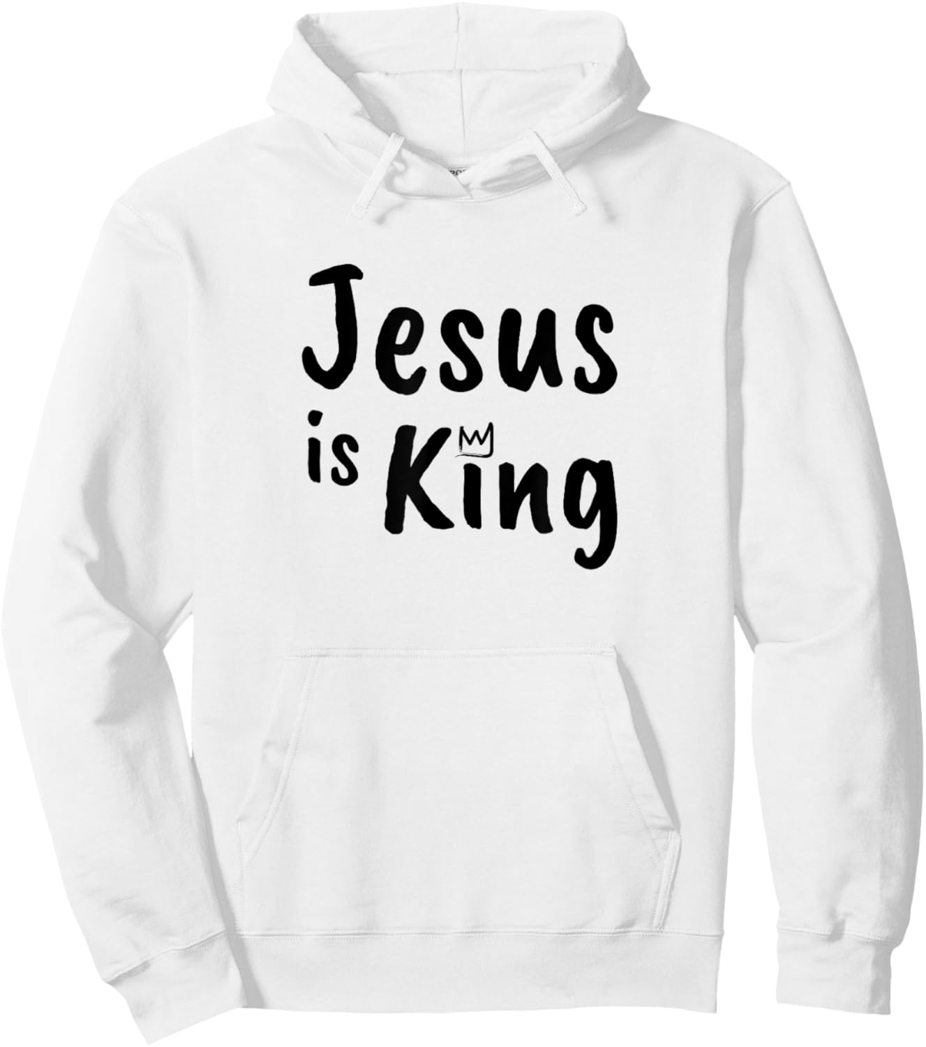 Christianity Faith Jesus Is King Christian Hoodie - Hoodie | White