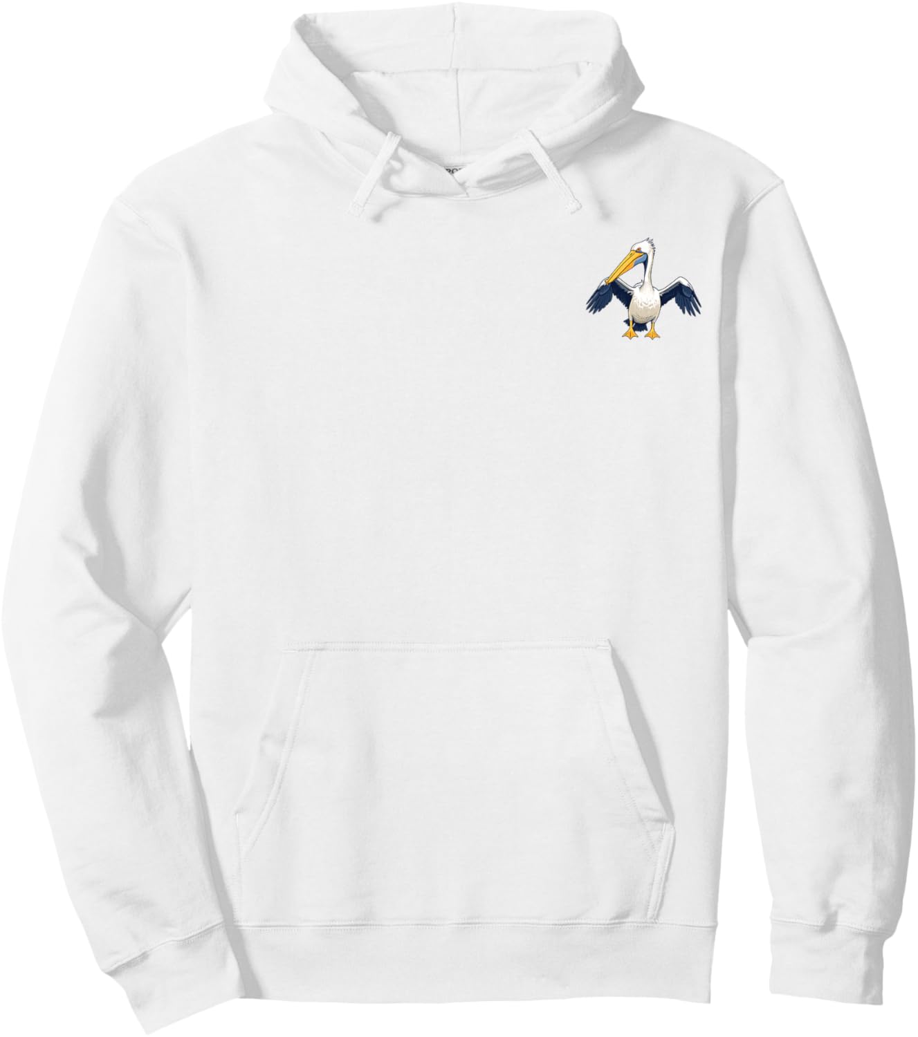 Pelican Pocket for Bird Lovers Hoodie - Hoodie | White