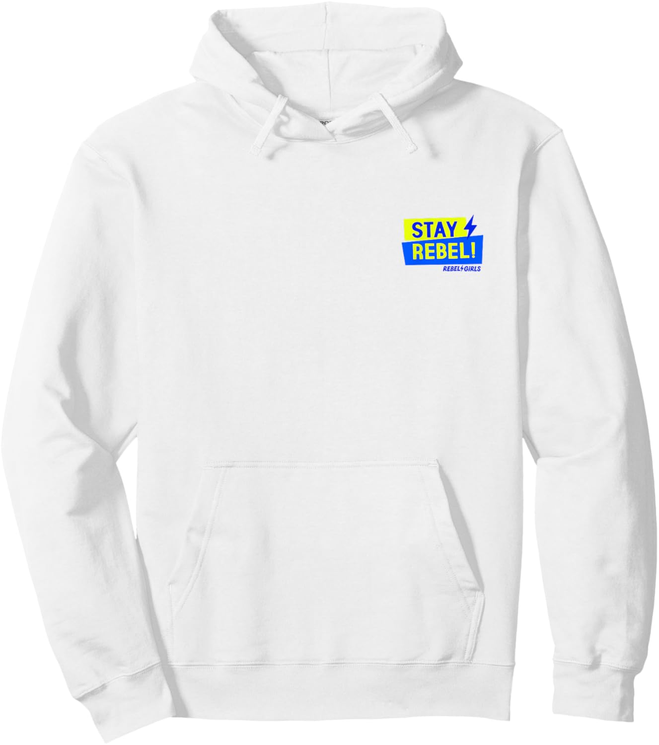 “Stay Rebel!” Hoodie - Hoodie | White