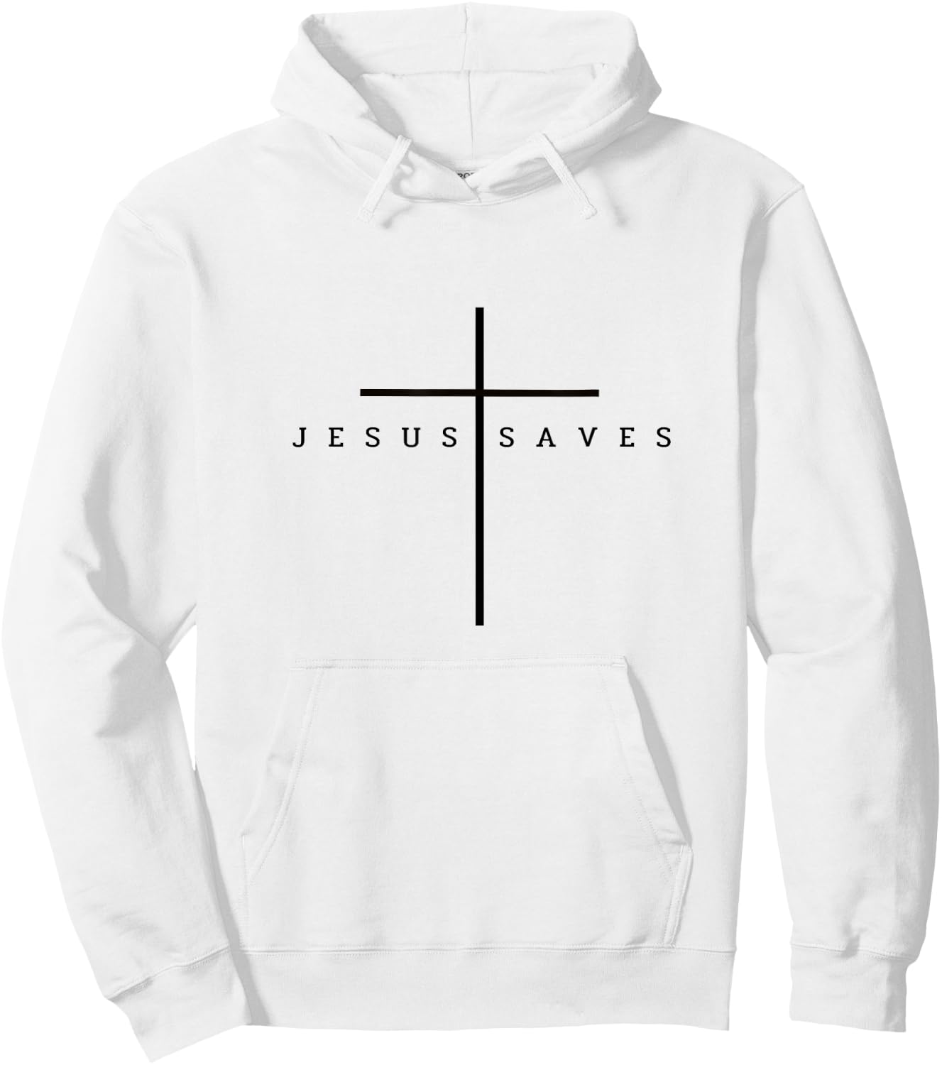 Jesus Saves Hoodie - Hoodie | White