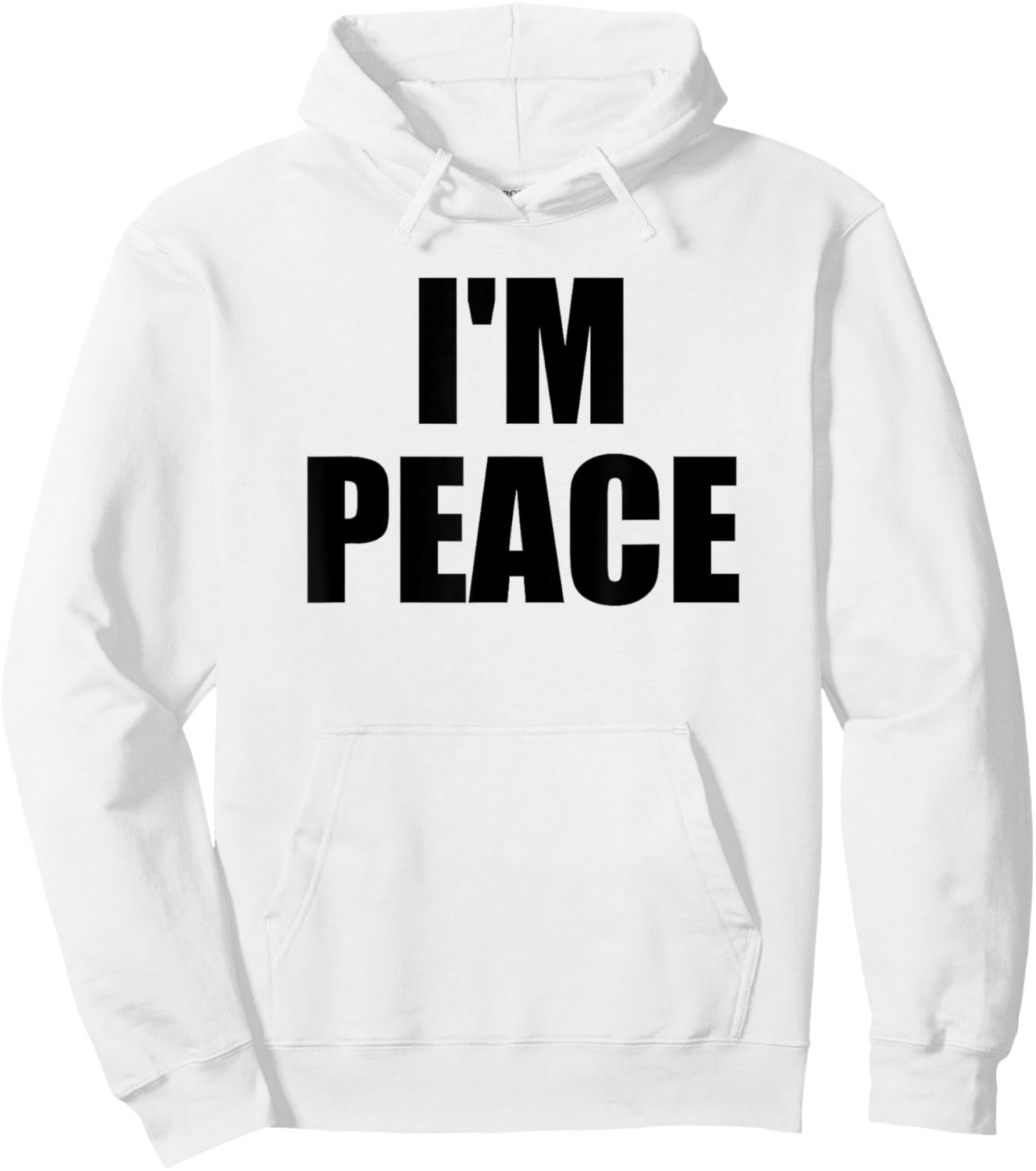 I COME IN PEACE - I'M PEACE Couples Hoodie - Hoodie | White