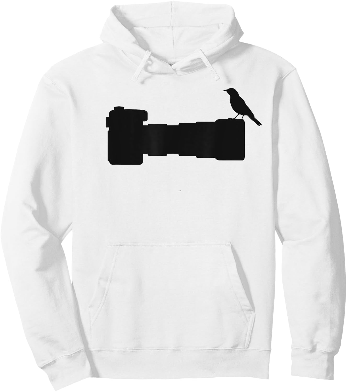 Bird on a Camera; for a Bird Photographer Hoodie - Hoodie | White