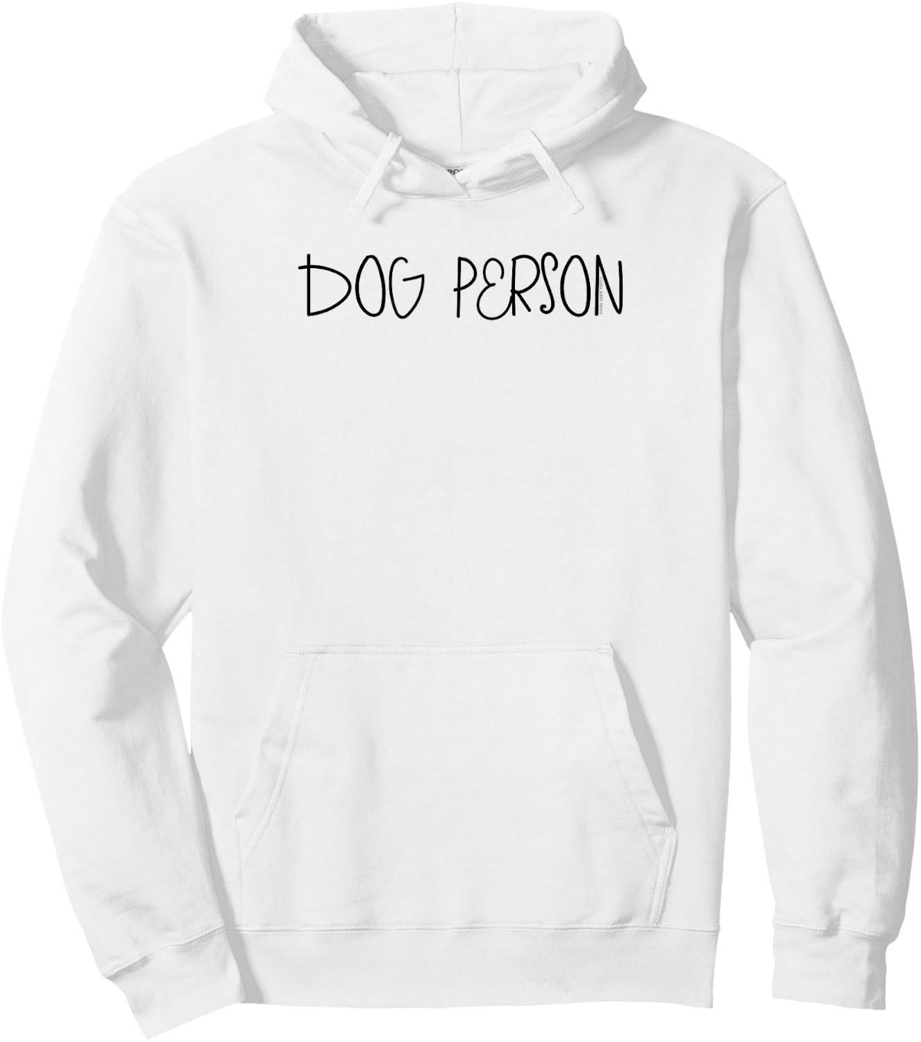 Cute Dog Lovers DOG PERSON Design Men Women Kids Hoodie - Hoodie | White