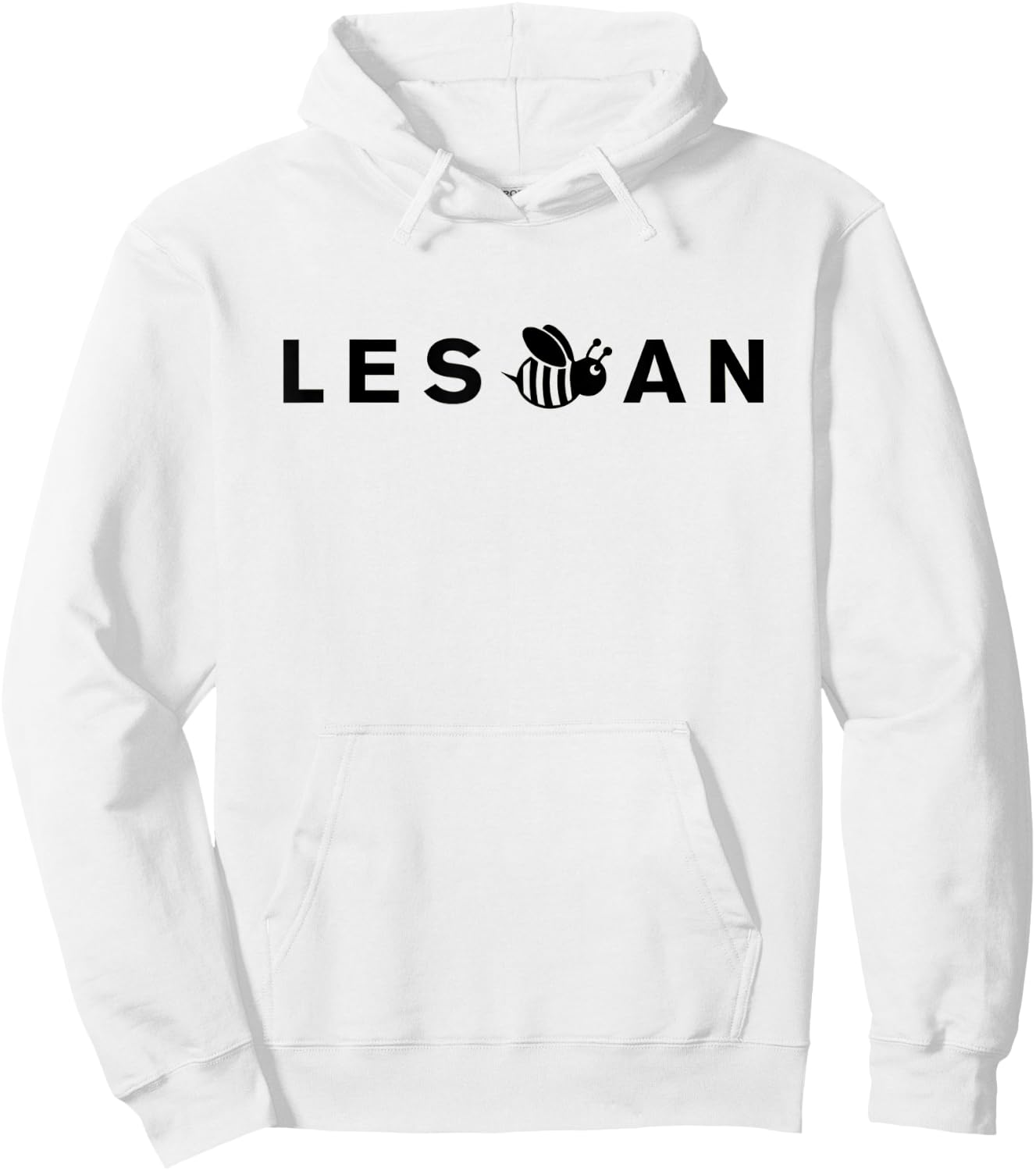 Les Bee An - Funny Lesbian Pride Bee Joke Pun Hoodie - Hoodie | White
