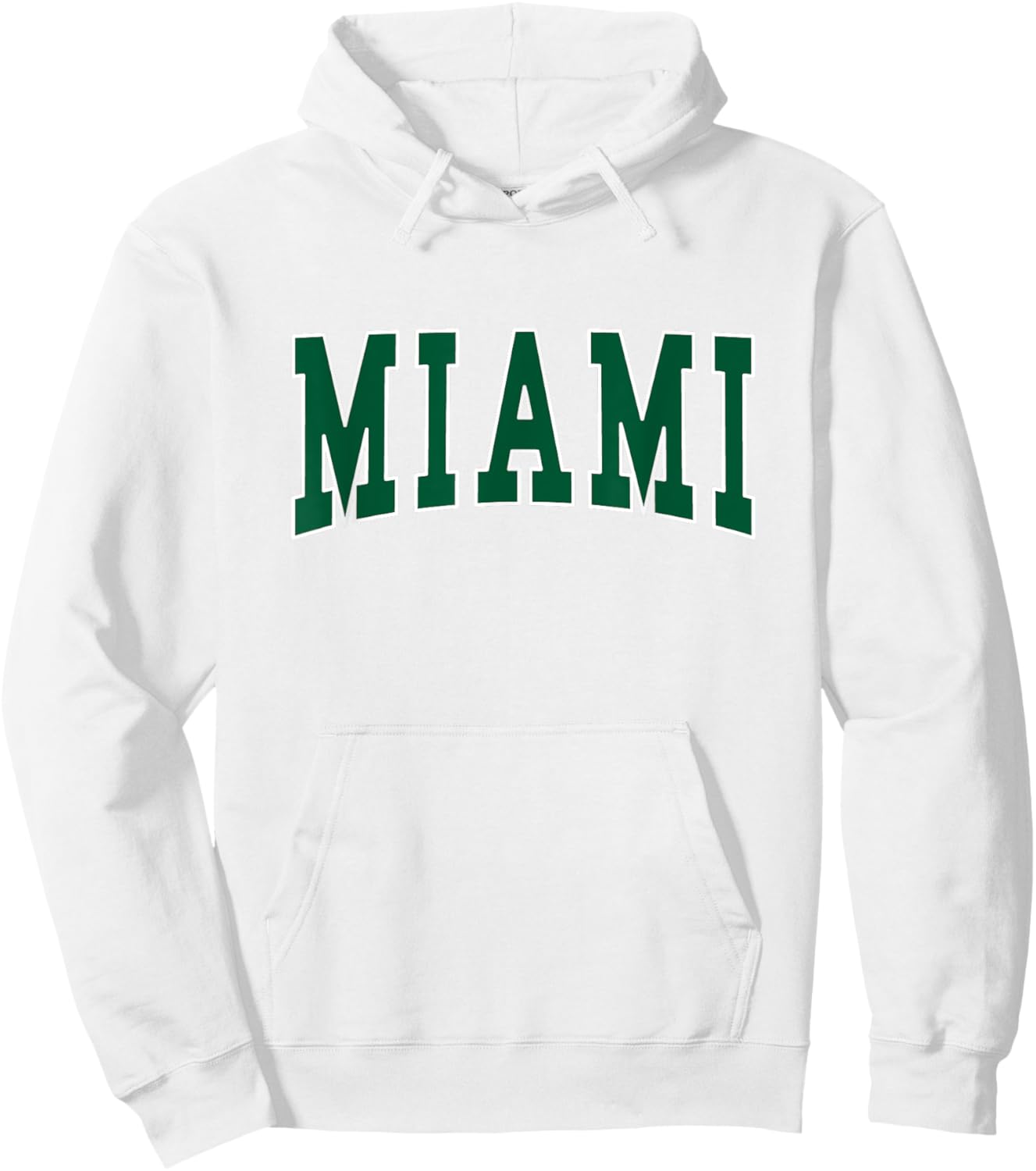 MIAMI - Throwback Design - Classic Hoodie - Hoodie | White