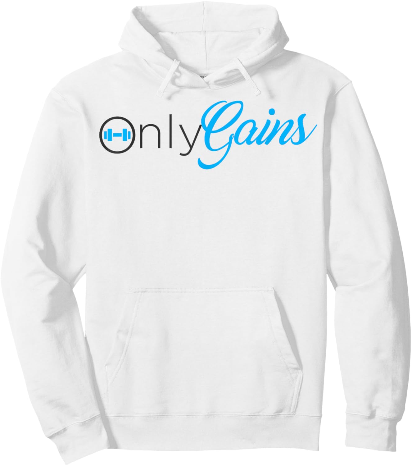 Only Gains Hoodie - Hoodie | White