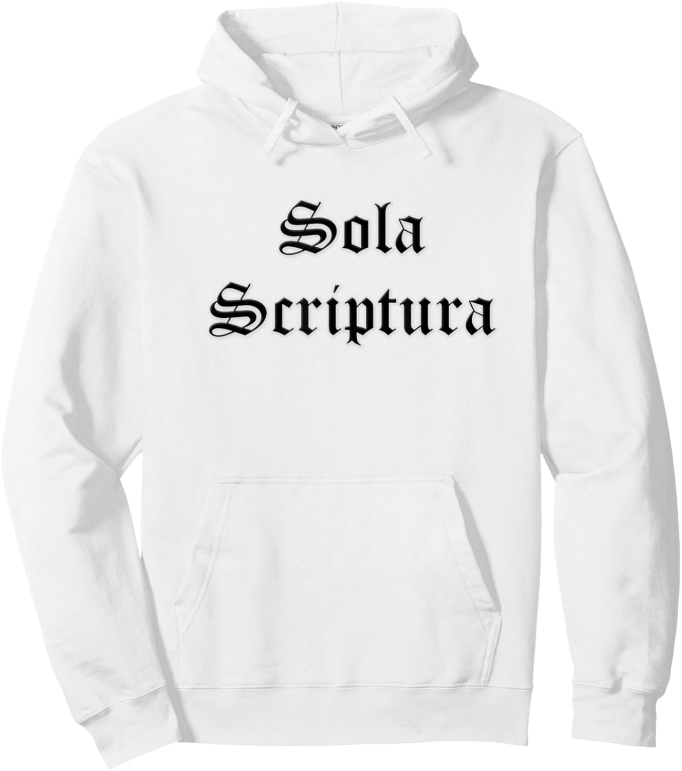 Sola Scriptura Scripture Alone Latin Five Solas Reformation Hoodie - Hoodie | White