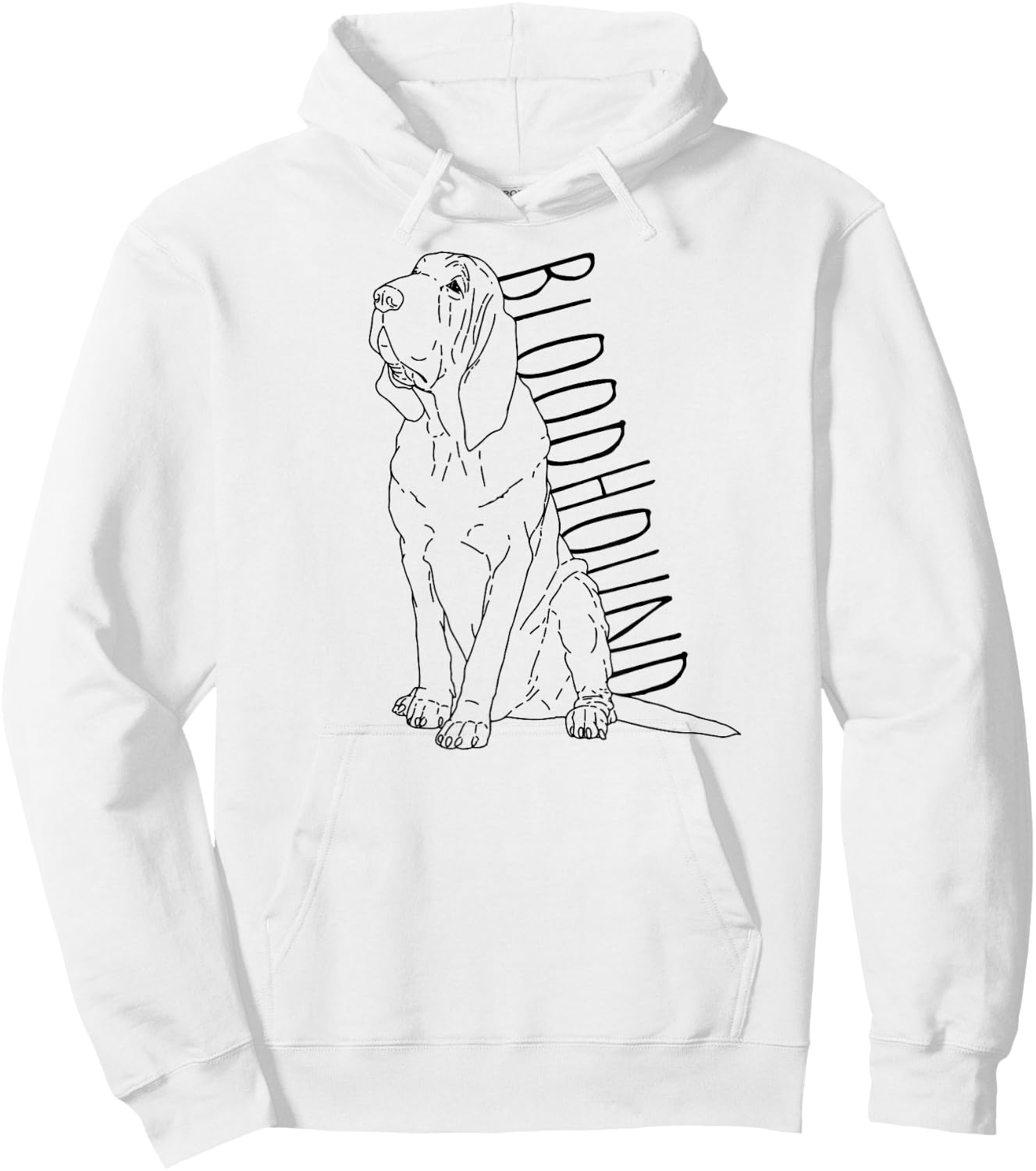 Blood Hound Dog Hoodie - Hoodie | White