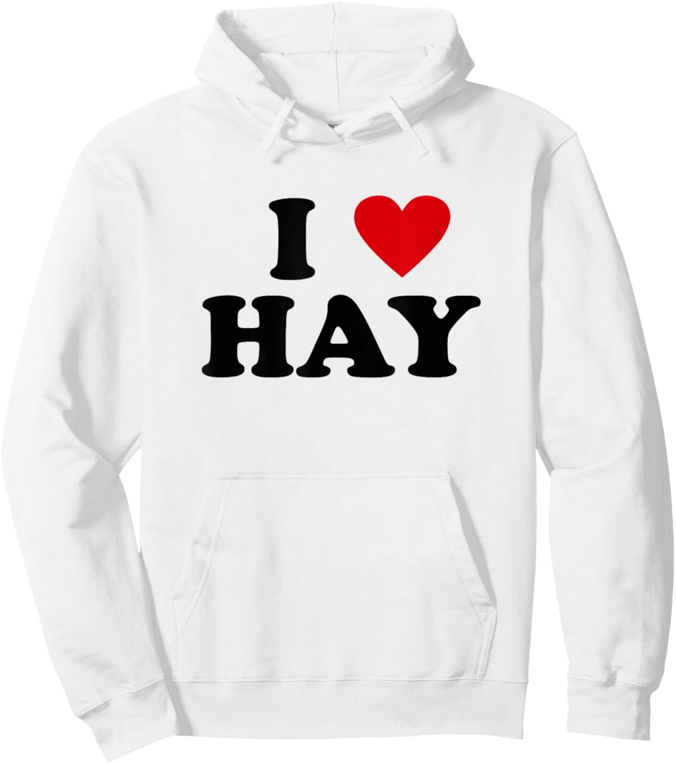 I Heart Crops Farming Farmer - I Love Hay Hoodie - Hoodie | White