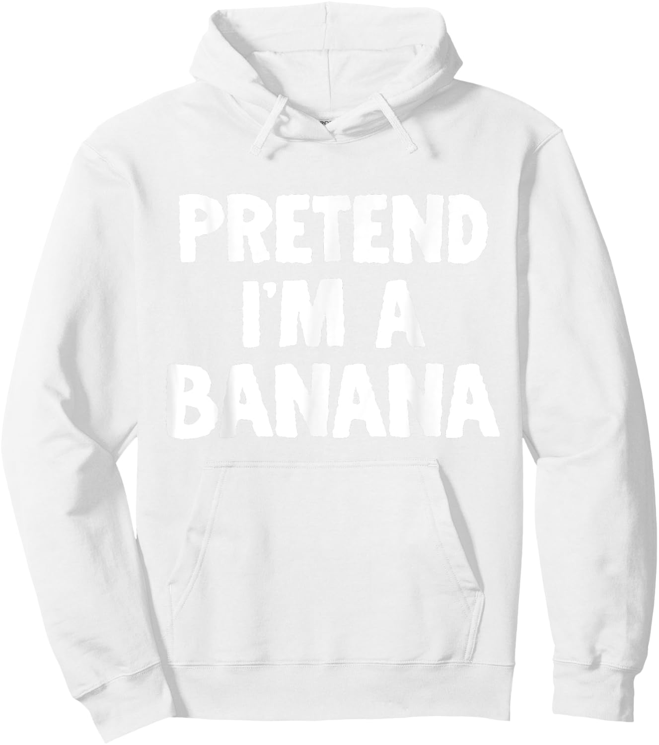 Pretend I'm A Banana Funny Halloween Costume Humor Hoodie - Hoodie | White