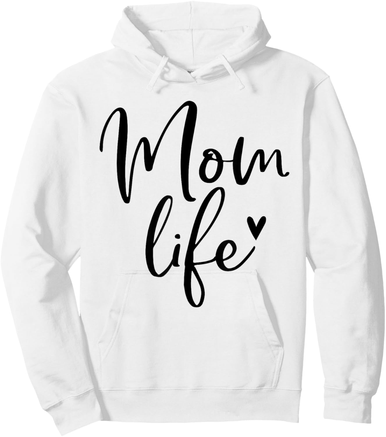 Mom Life Gifts Mom Life Heart Mama Hoodie - Hoodie | White