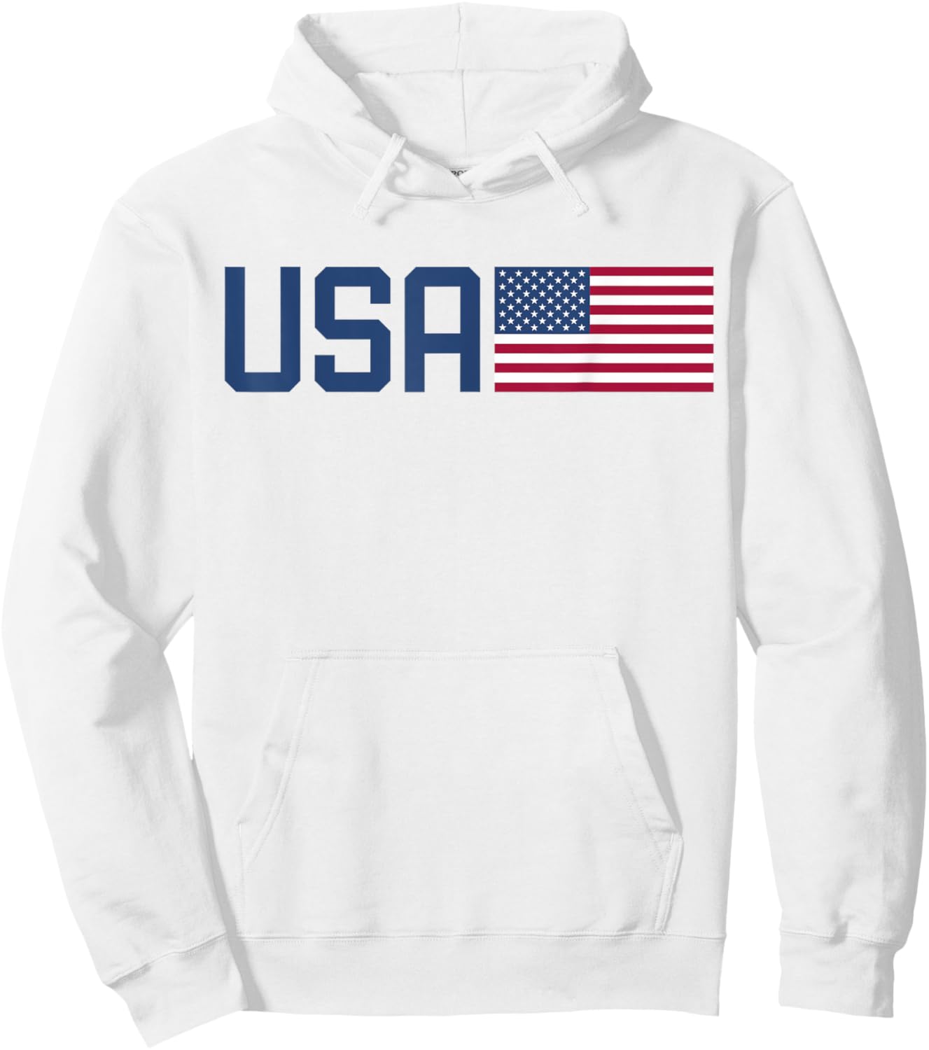 USA Shirt Women Men Kids American Flag 4th of July Patriotic Hoodie - Hoodie | White