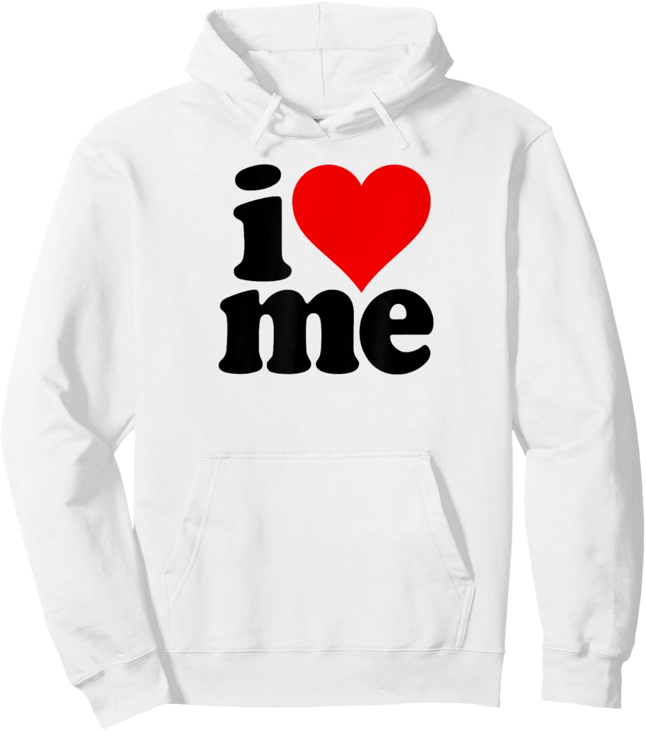 I Love Heart Me Self Love Hoodie - Hoodie | White