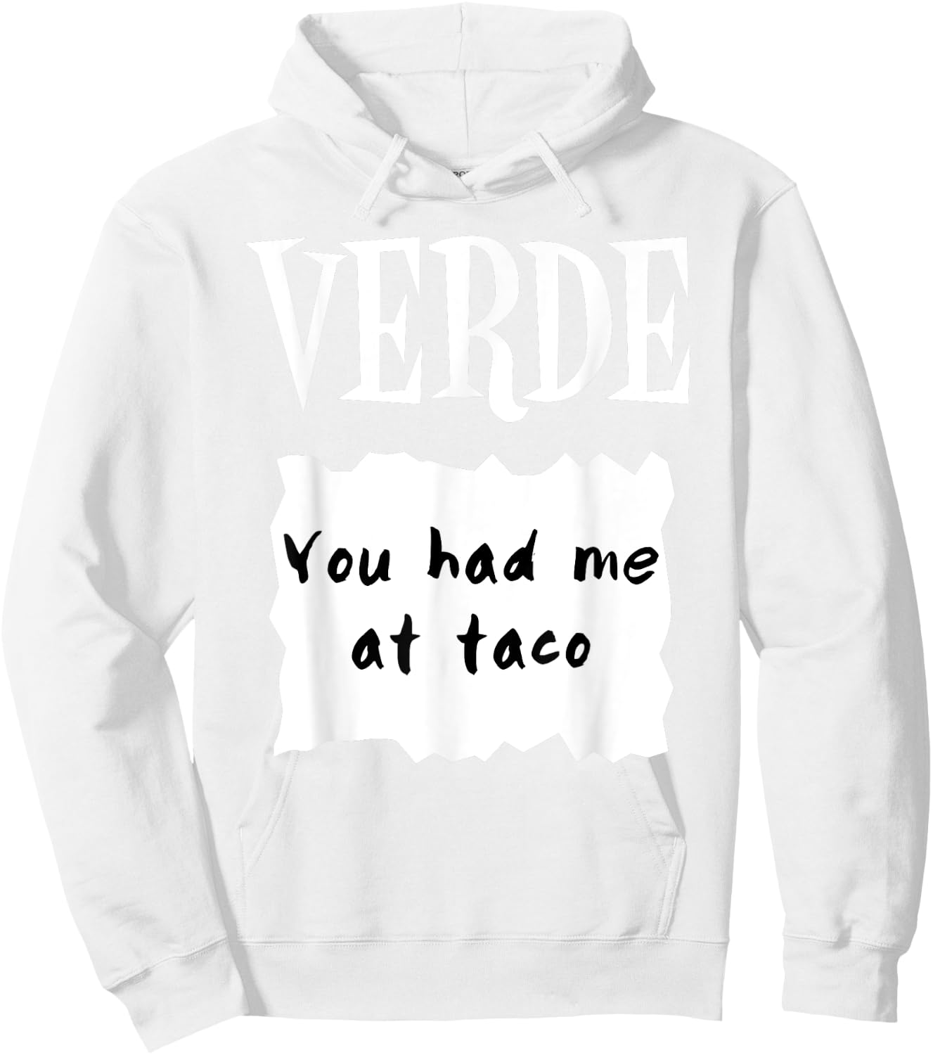 HOT SAUCES Halloween Costumes Green Salsa VERDE SAUCE Hoodie - Hoodie | White
