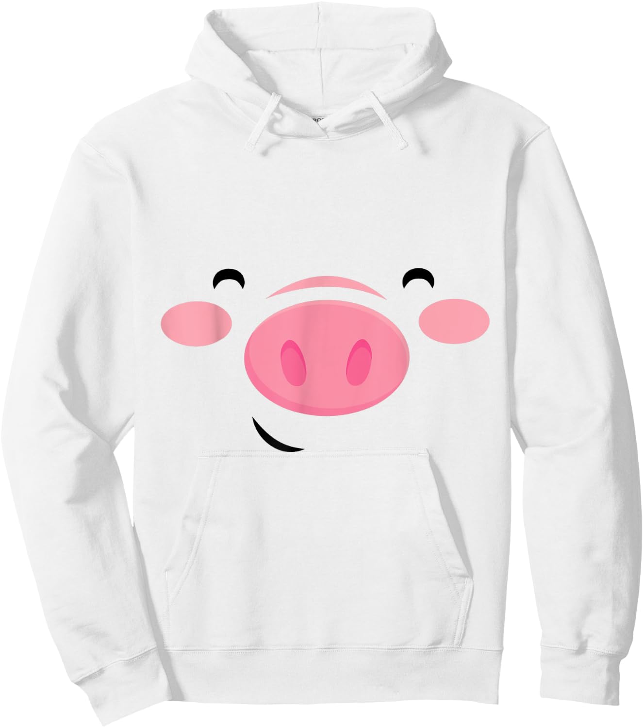 Pigface shirt Pig Face shirt Pig Face Costume Halloween Hoodie - Hoodie | White