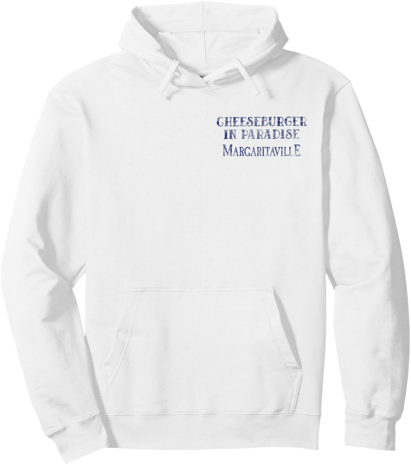 Cheeseburger in Paradise Hoodie - Hoodie | White