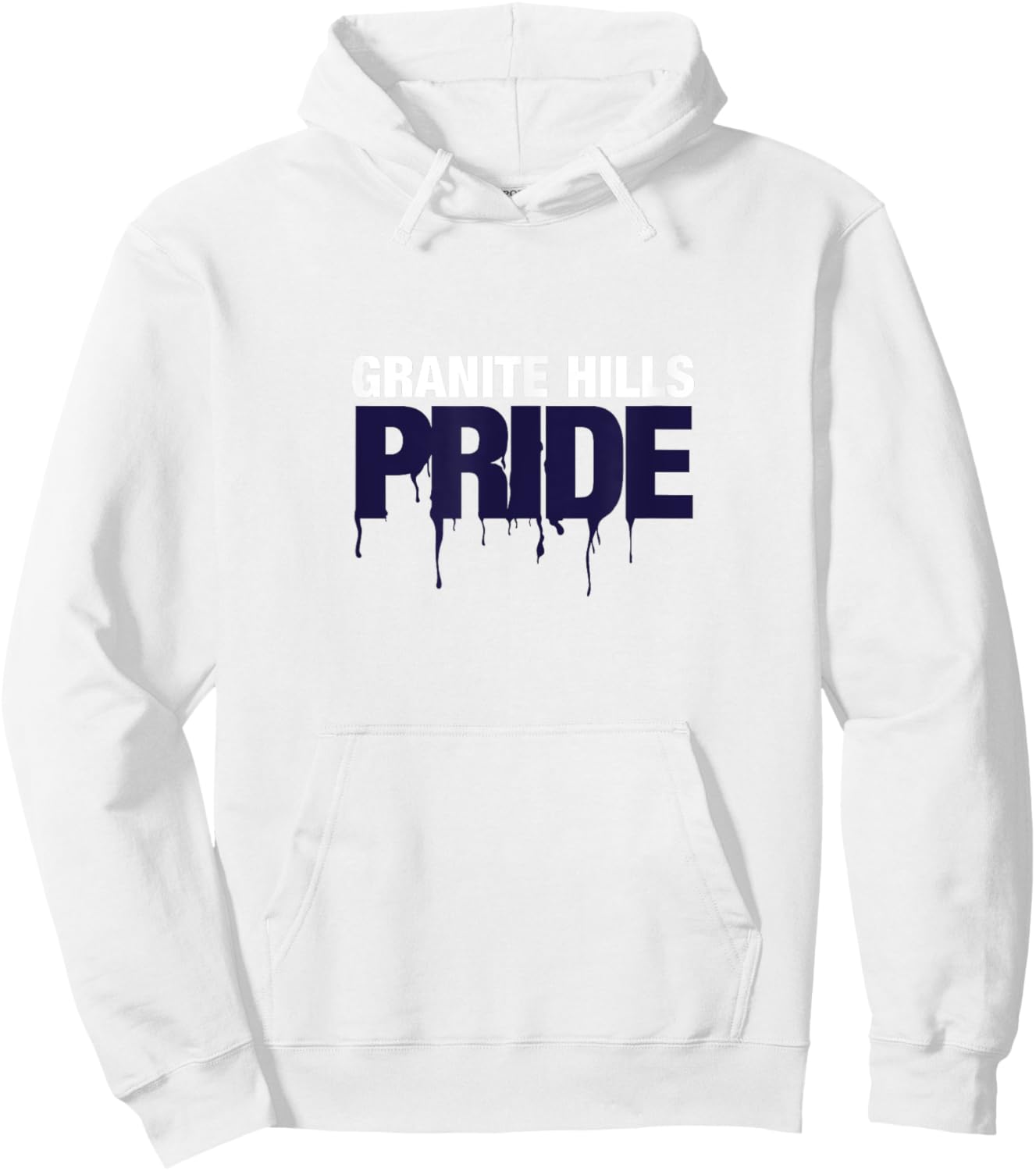 Granite Hills High School PRIDE Hoodie - Hoodie | White