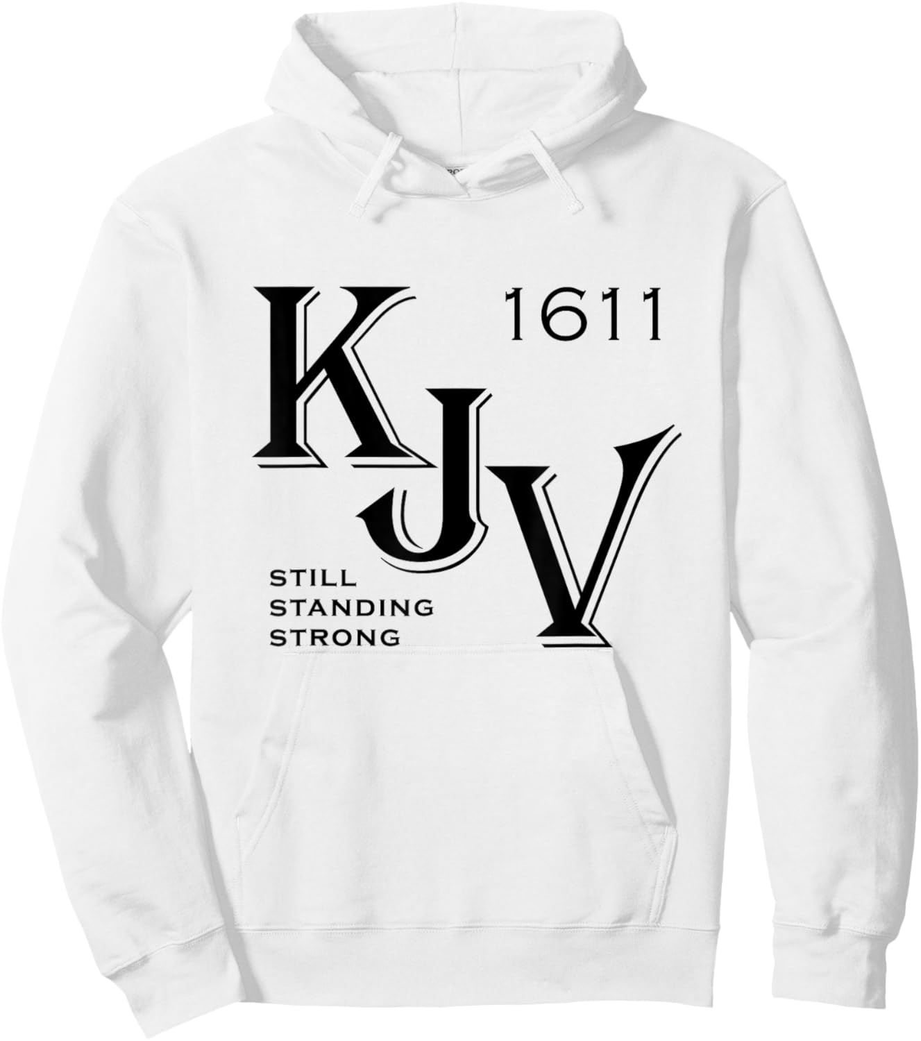 KJV King James Bible 1611 Christian Hoodie - Hoodie | White