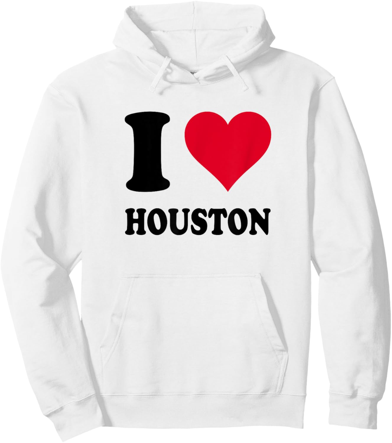 I Love Houston Hoodie - Hoodie | White