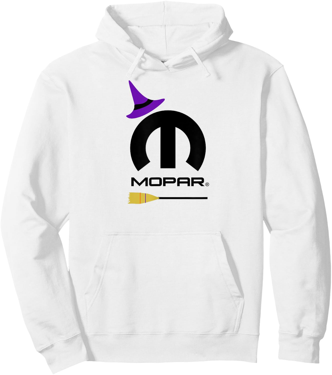 Mopar Witch Logo Hoodie - Hoodie | White