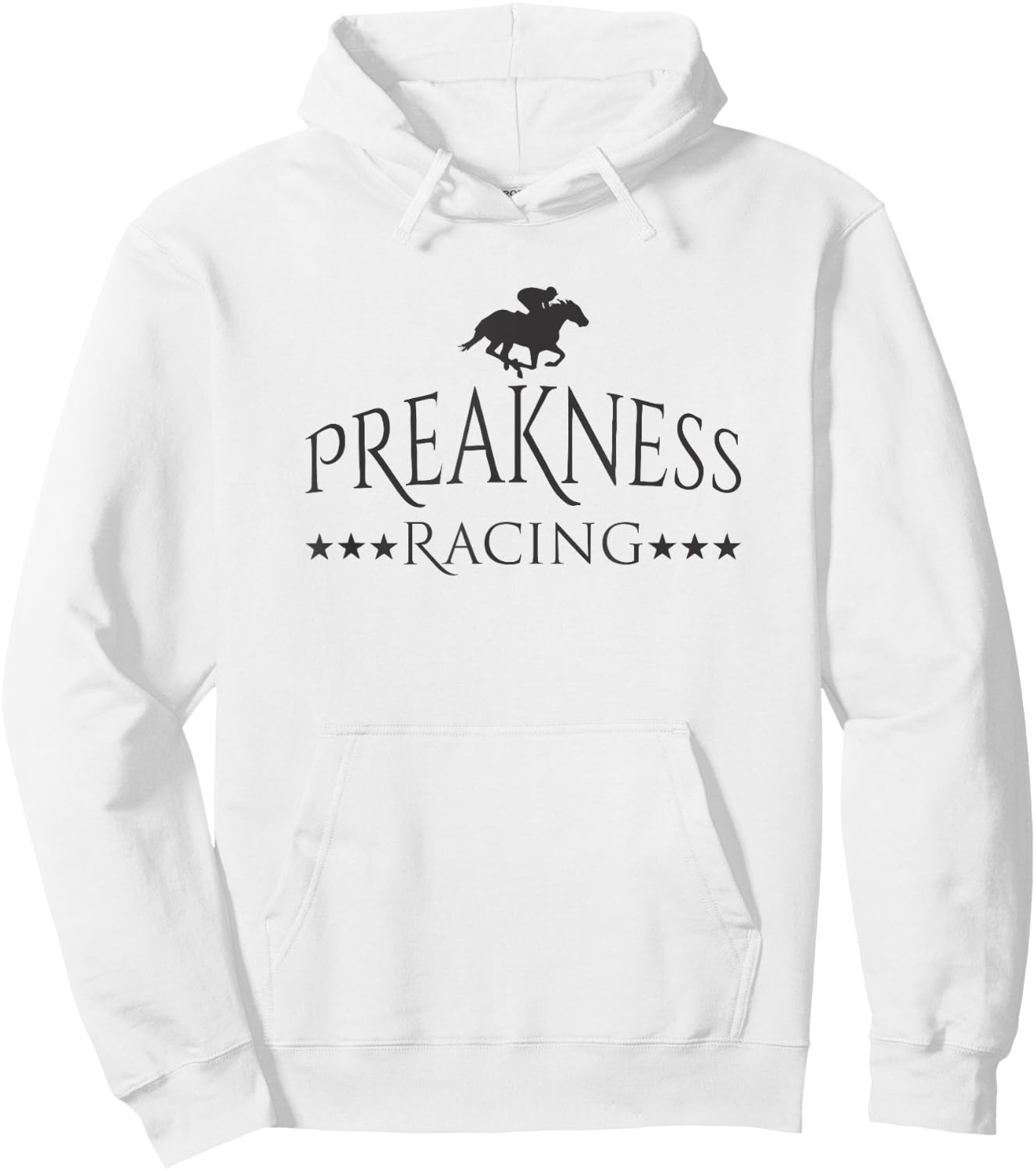 Preakness Racing Men Women Kids Shirt Stakes Triple Racing Hoodie - Hoodie | White