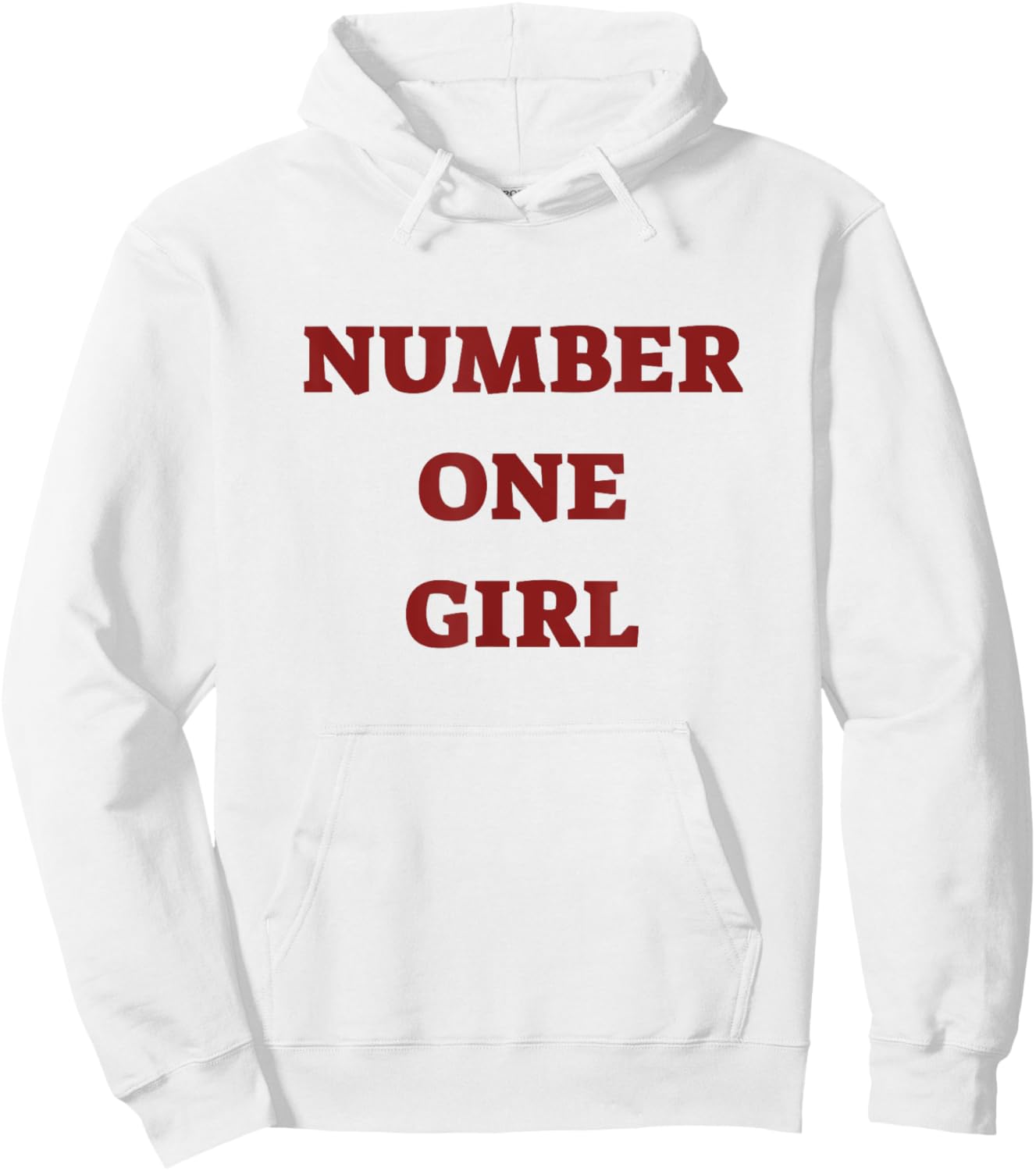 Number One Girl Hoodie - Hoodie | White