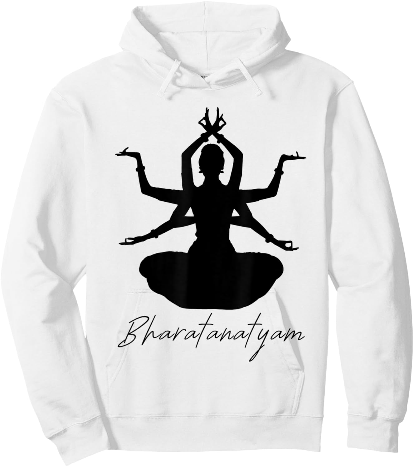 Bharatanatyam Classical Indian Folk Dance Dancer India Hoodie - Hoodie | White