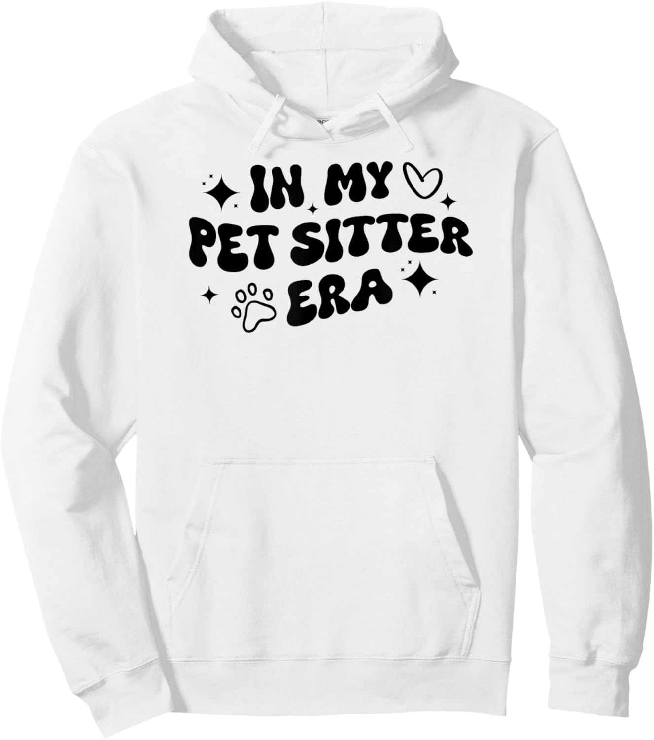 Pet Sitting Era Light Hoodie - Hoodie | White
