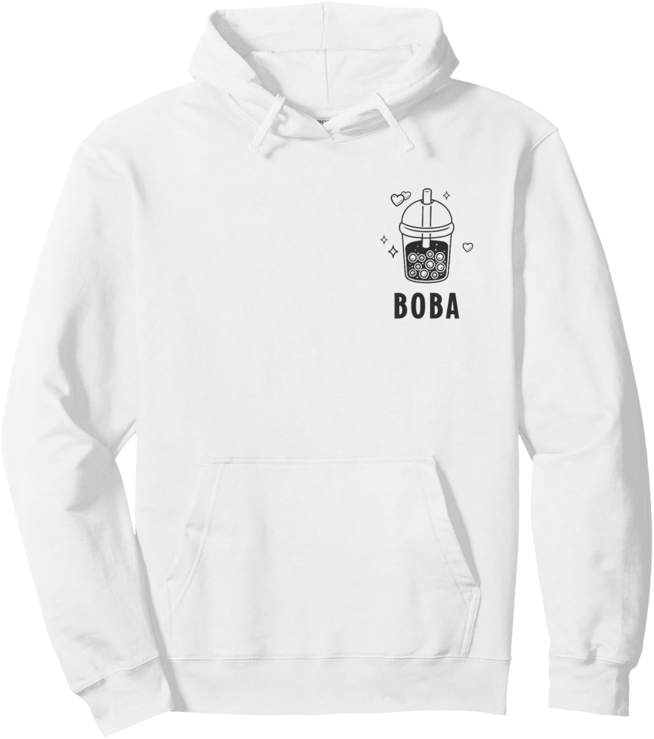 Boba Tea Junkie, Bubble Tea Lover Hoodie - Hoodie | White