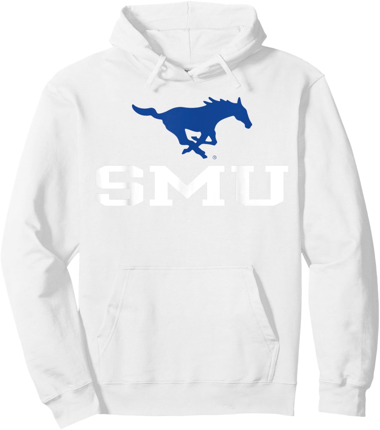 SMU Mustangs Sportsmanship Red Officially Licensed Hoodie - Hoodie | White