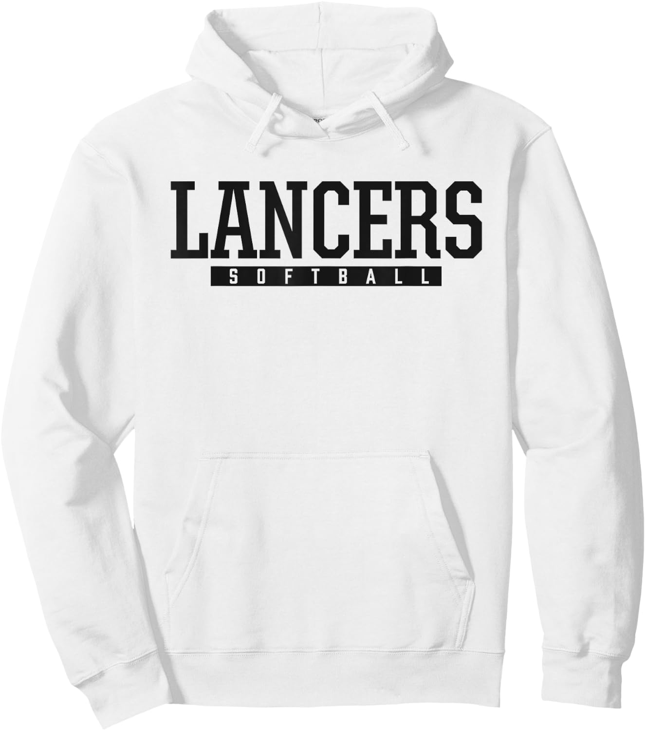 Softball HS Hoodie - Hoodie | White