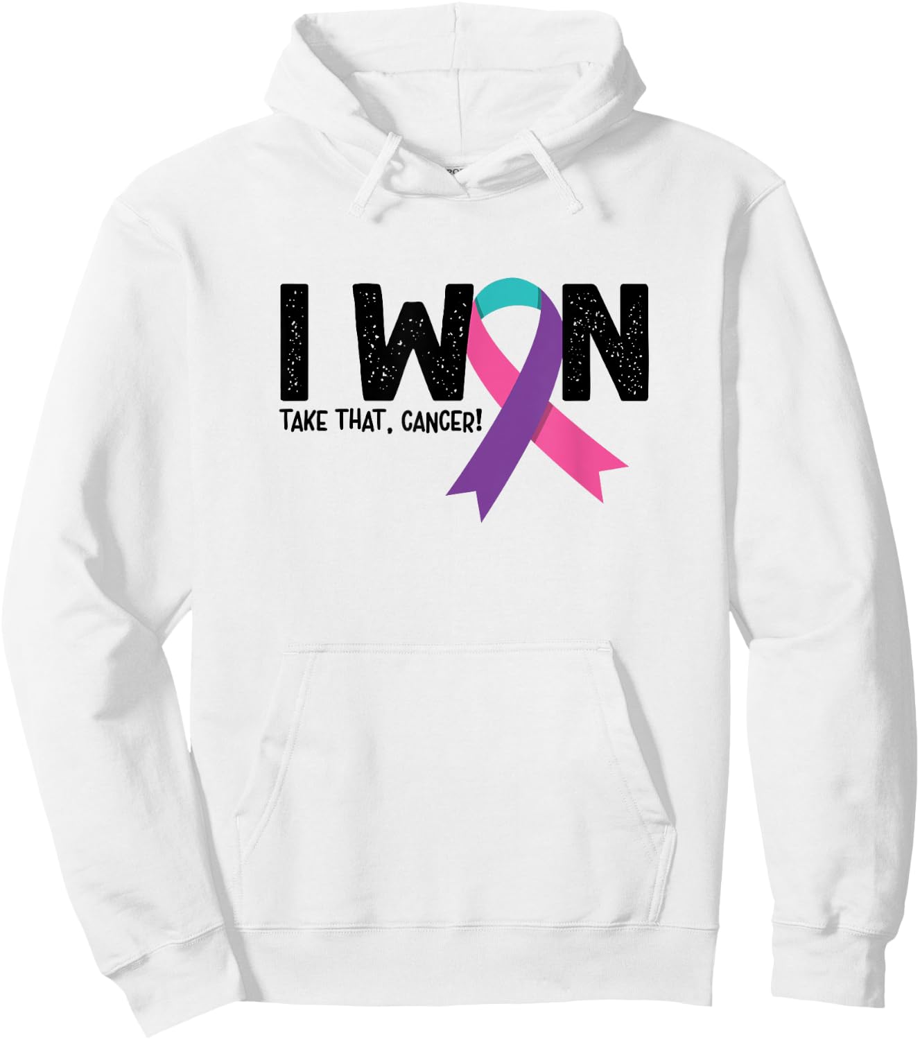 I Won Take That Cancer, Thyroid Cancer Survivor Hoodie - Hoodie | White