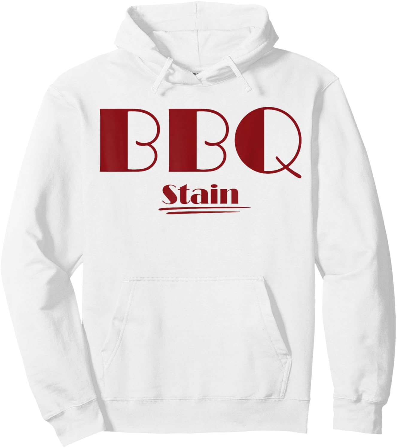 BBQ Stain On My White Hoodie - Hoodie | White
