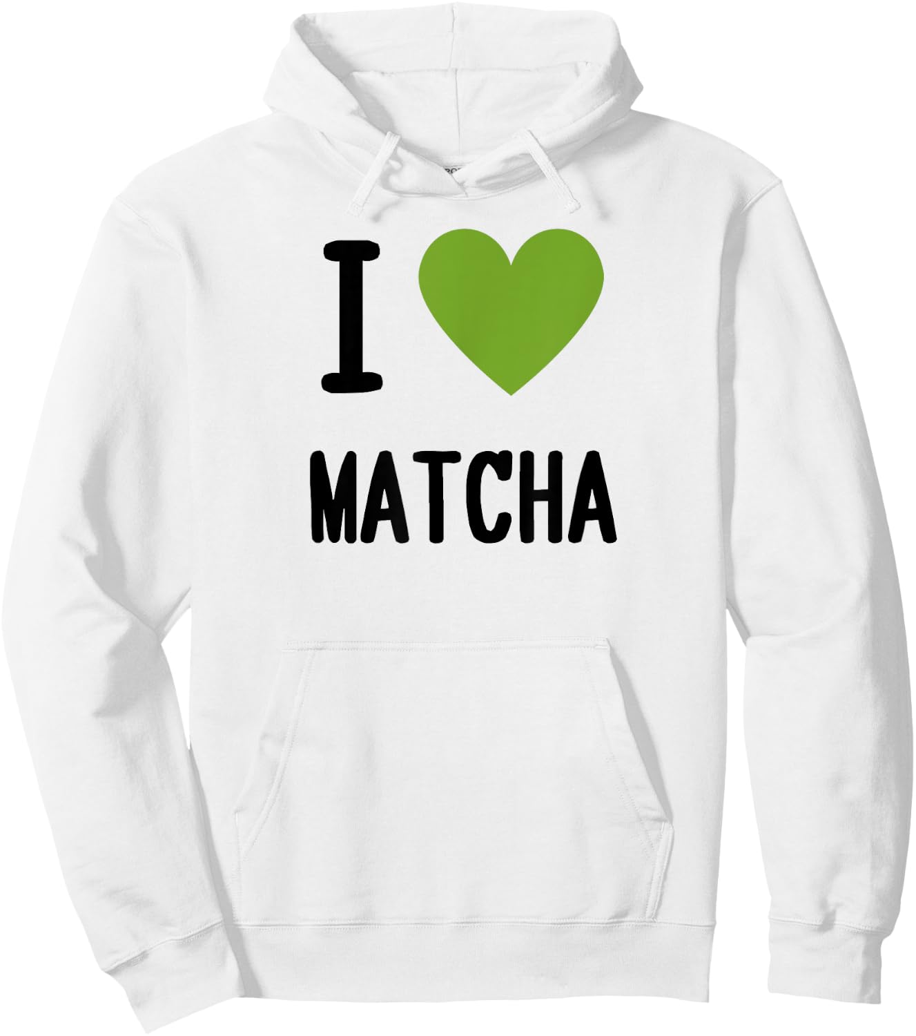 I Heart / I Love Matcha Hoodie - Hoodie | White