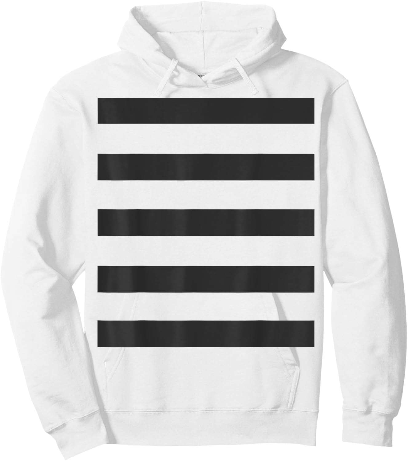 Bee Stripes Halloween Costume Yellow with Black Stripes Hoodie - Hoodie | White