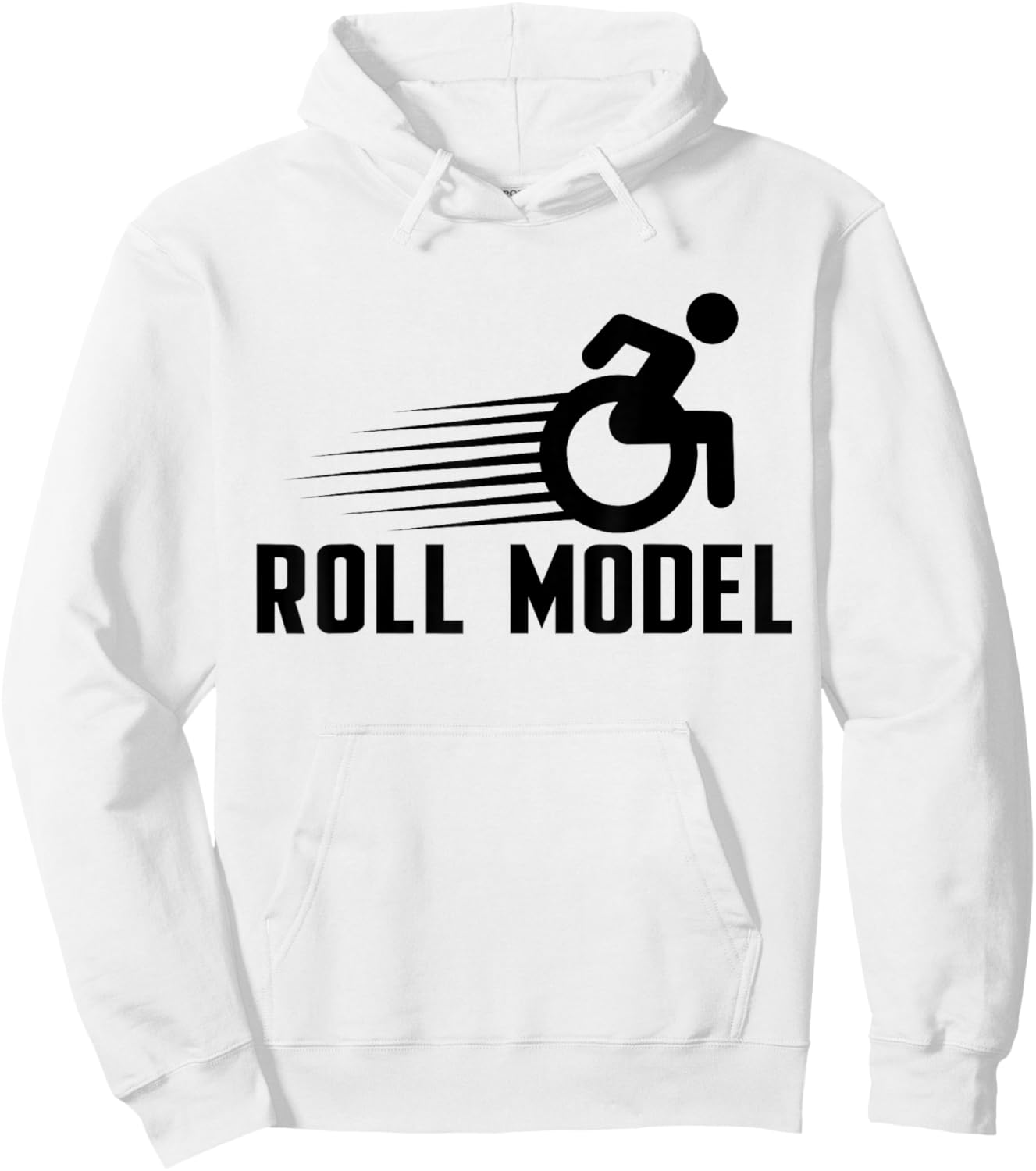 Role Model Wheelchair User Funny Handicap Amputee Hoodie - Hoodie | White