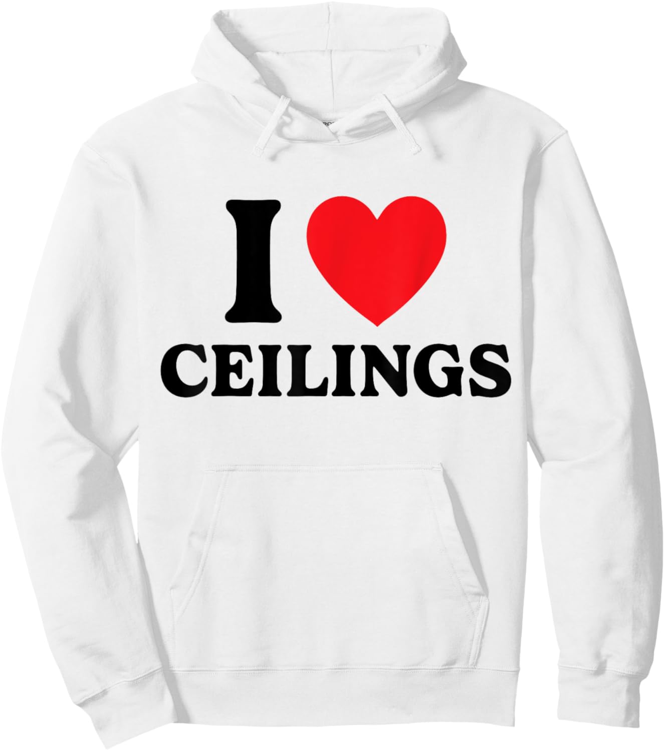 Ceiling Fan Pun Joke Humor Funny Ironic Wordplay Silly Punny Hoodie - Hoodie | White