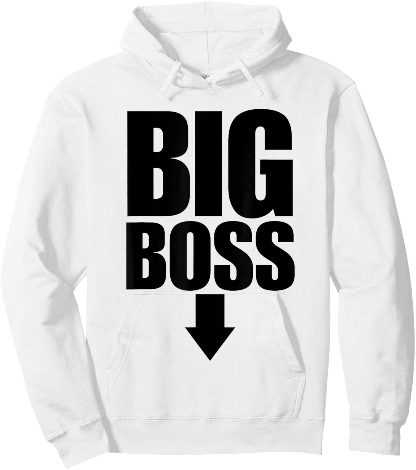 Funny Big Boss Hoodie - Hoodie | White