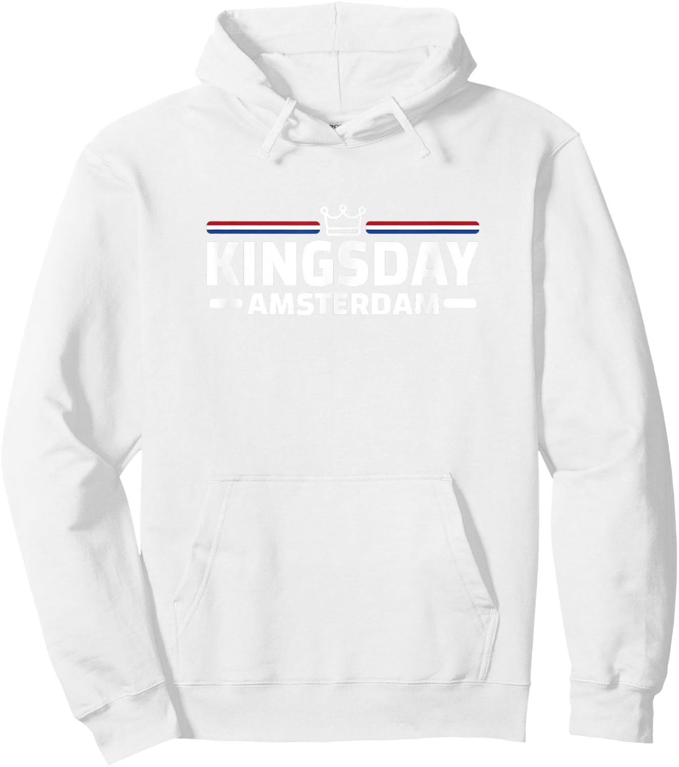 Kingsday Amsterdam Koningsdag Netherlands Flag Dutch Hoodie - Hoodie | White