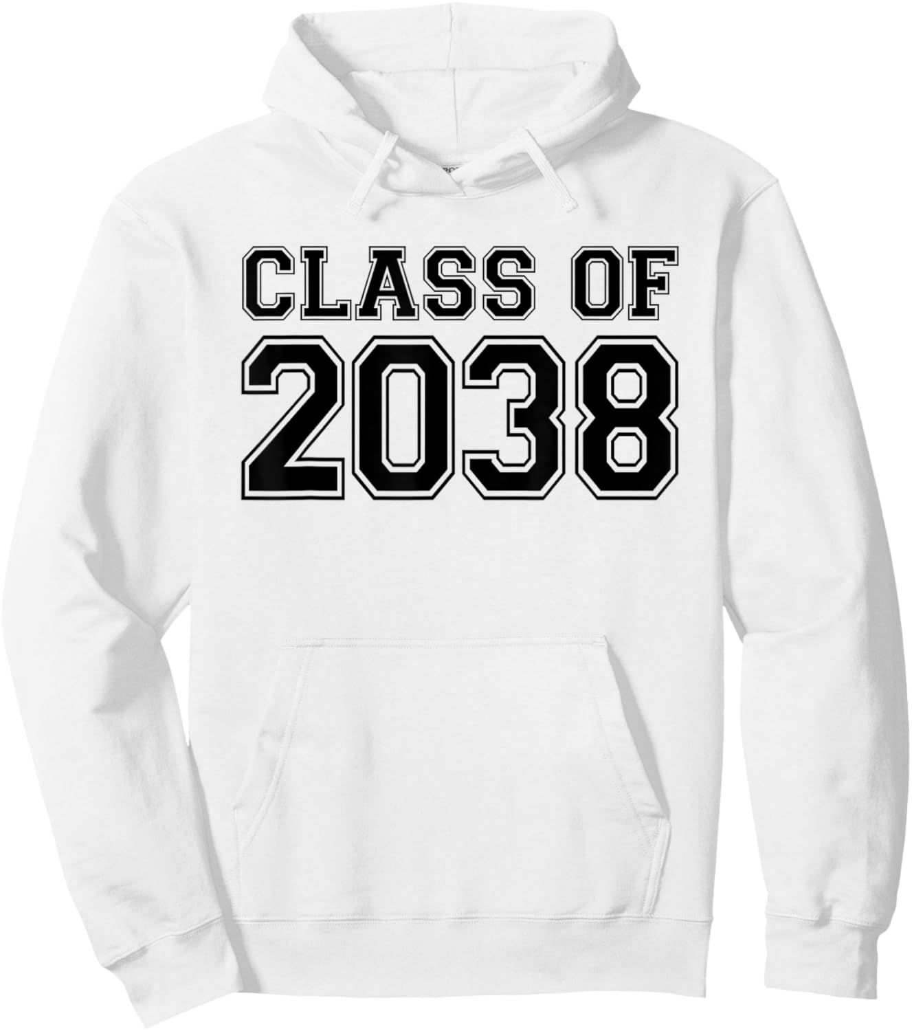 Kindergarten Class of 2038 First Day School Graduation Hoodie - Hoodie | White