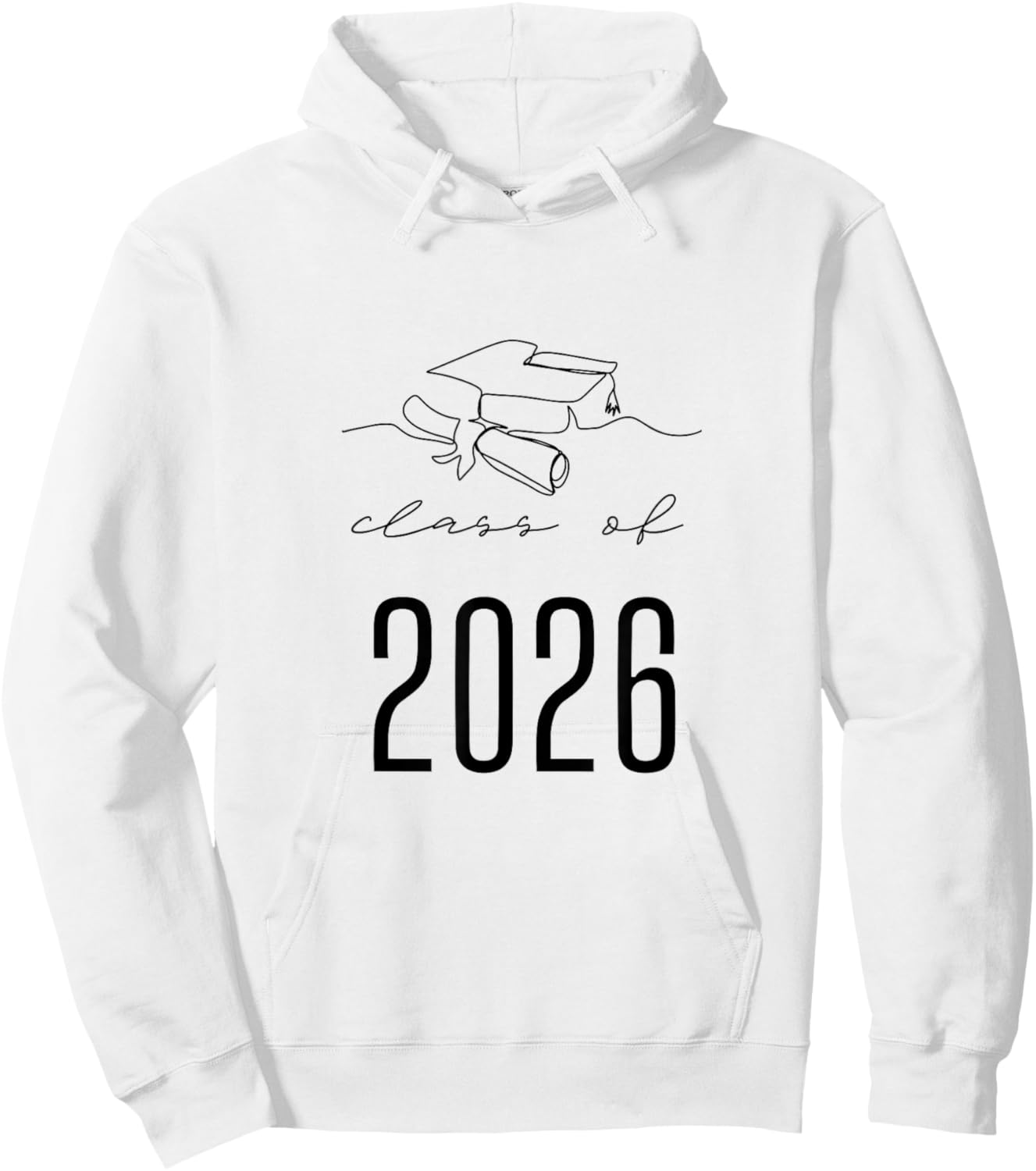 Graduation Class of 2026 Gift Student Celebration 2026 Hoodie - Hoodie | White