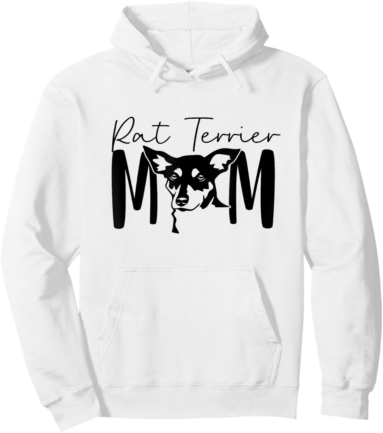 Rat Terrier Mom Gift Rat Terrier Dog Lover Dog Lady Hoodie - Hoodie | White