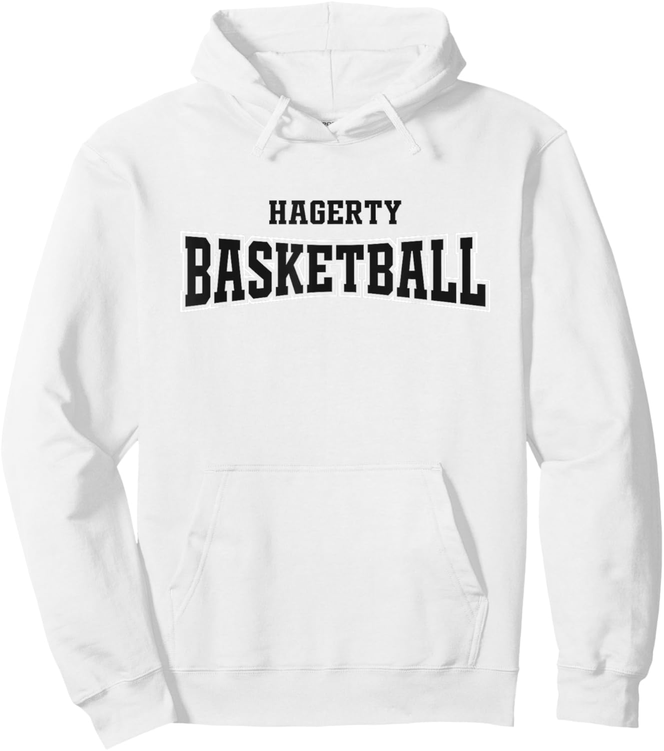 Hagerty High School Basketball Warp HS Hoodie - Hoodie | White