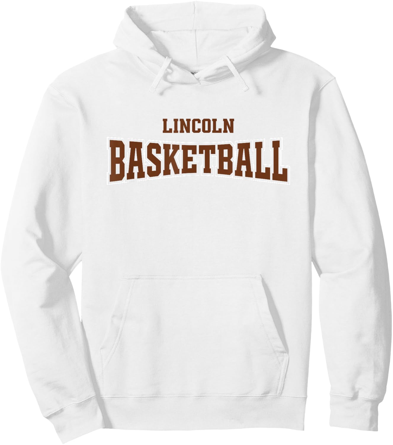 Lincoln High School Basketball Warp HS Hoodie - Hoodie | White