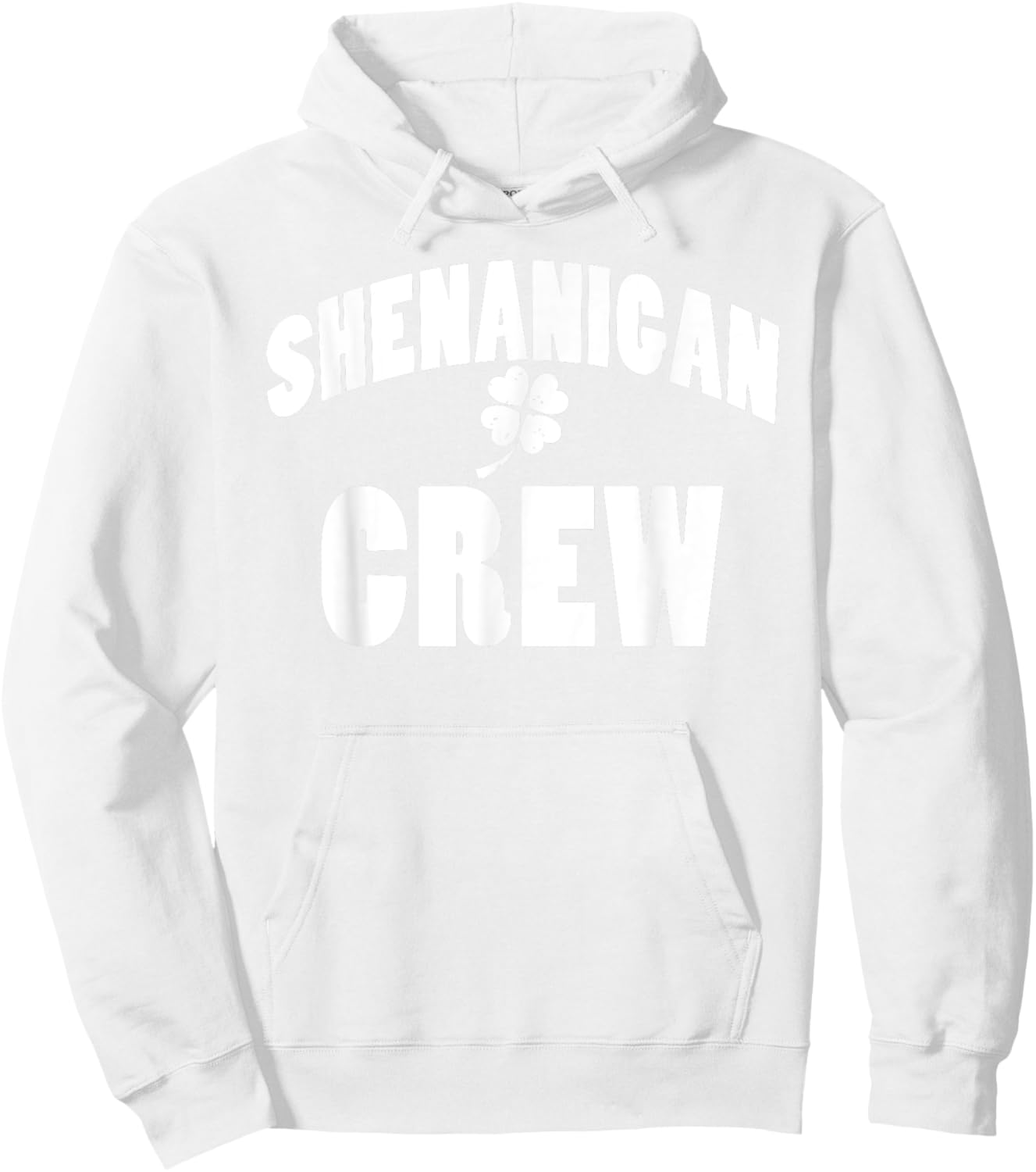 Funny Shenanigan Crew festive this St. Patrick's Day cool Hoodie - Hoodie | White
