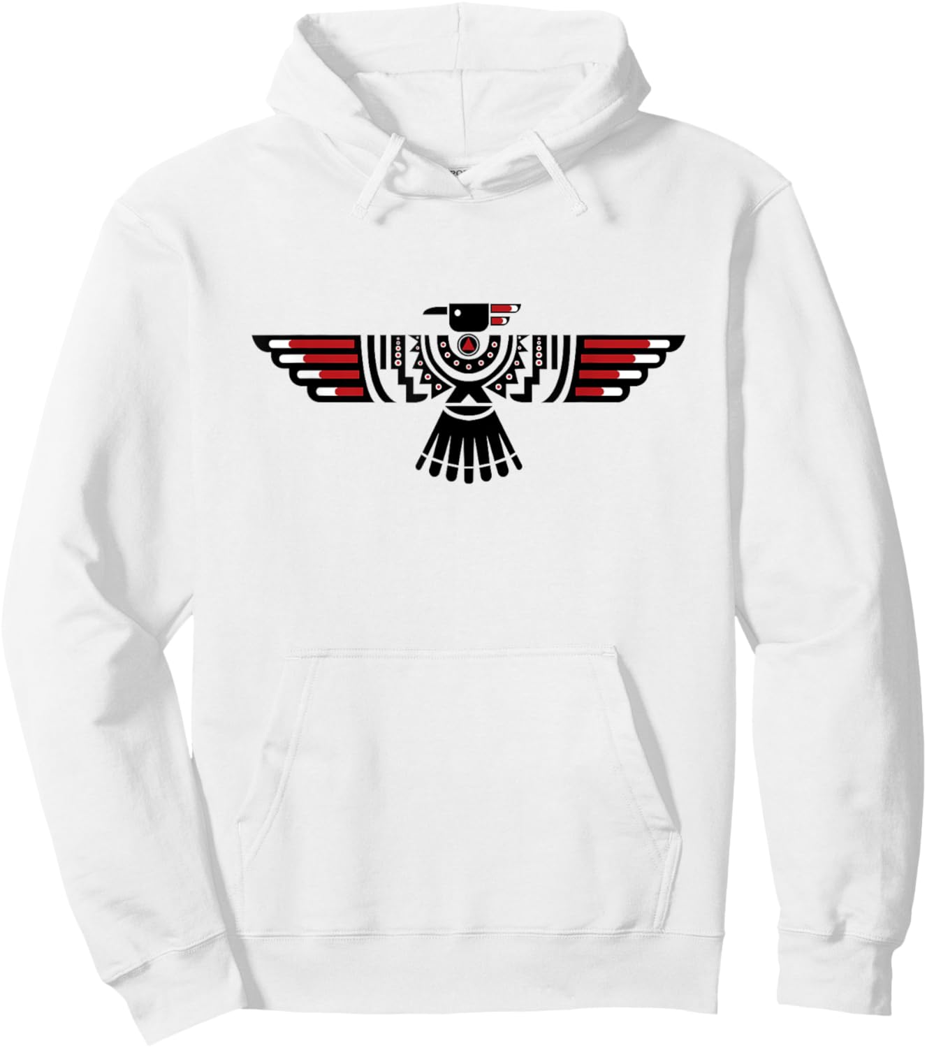 Native American Thunderbird Indigenous Peoples Day Hoodie - Hoodie | White