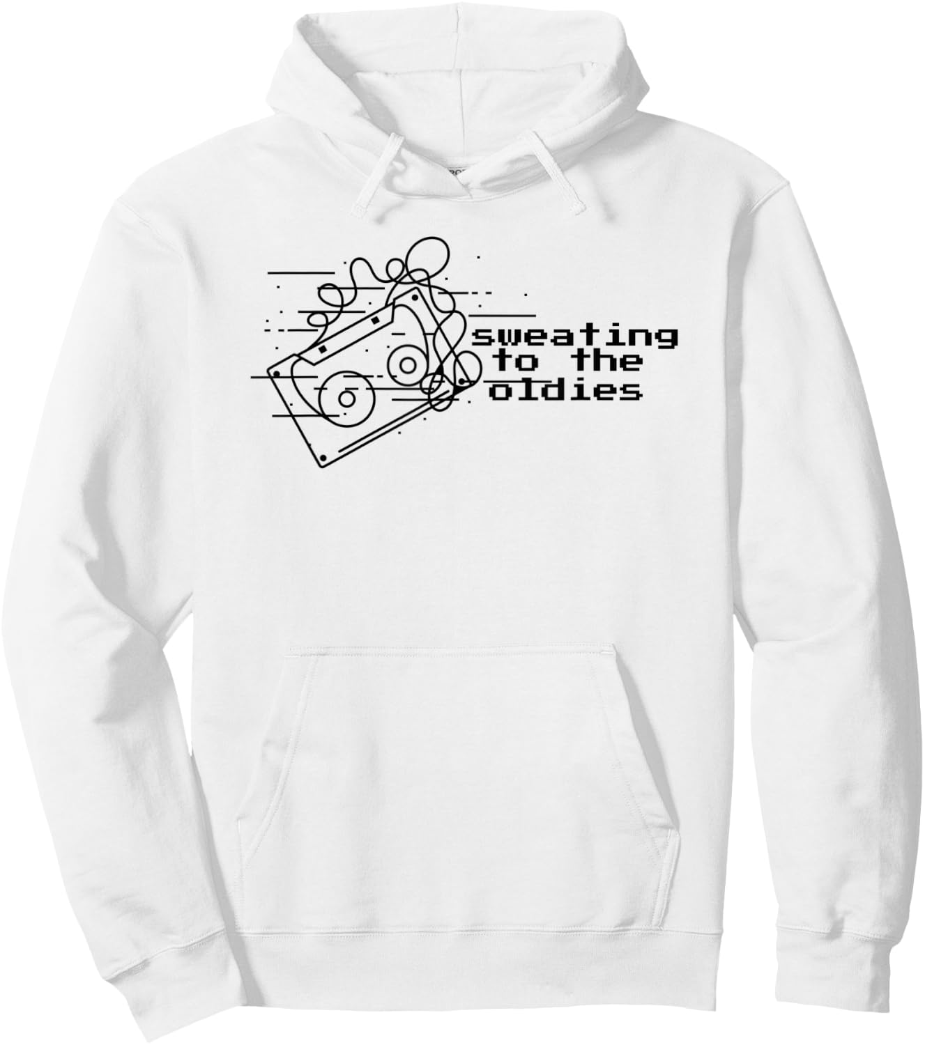 Sweating To The Oldies Hoodie - Hoodie | White