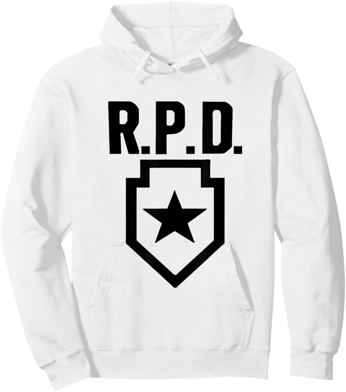 Racoon City RPD Logo Hoodie - Hoodie | White