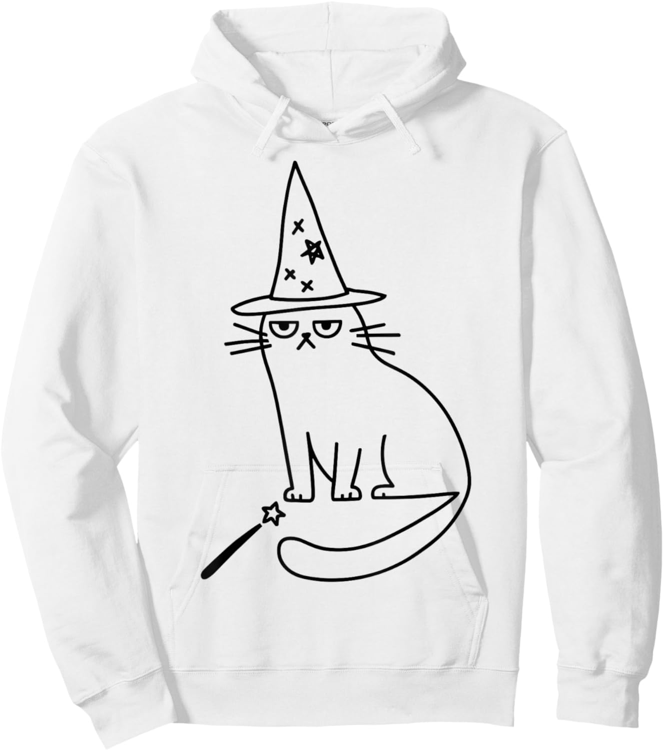 Wizard Cat Meme Funny Halloween Costume Funny Memes Dank Kid Hoodie - Hoodie | White