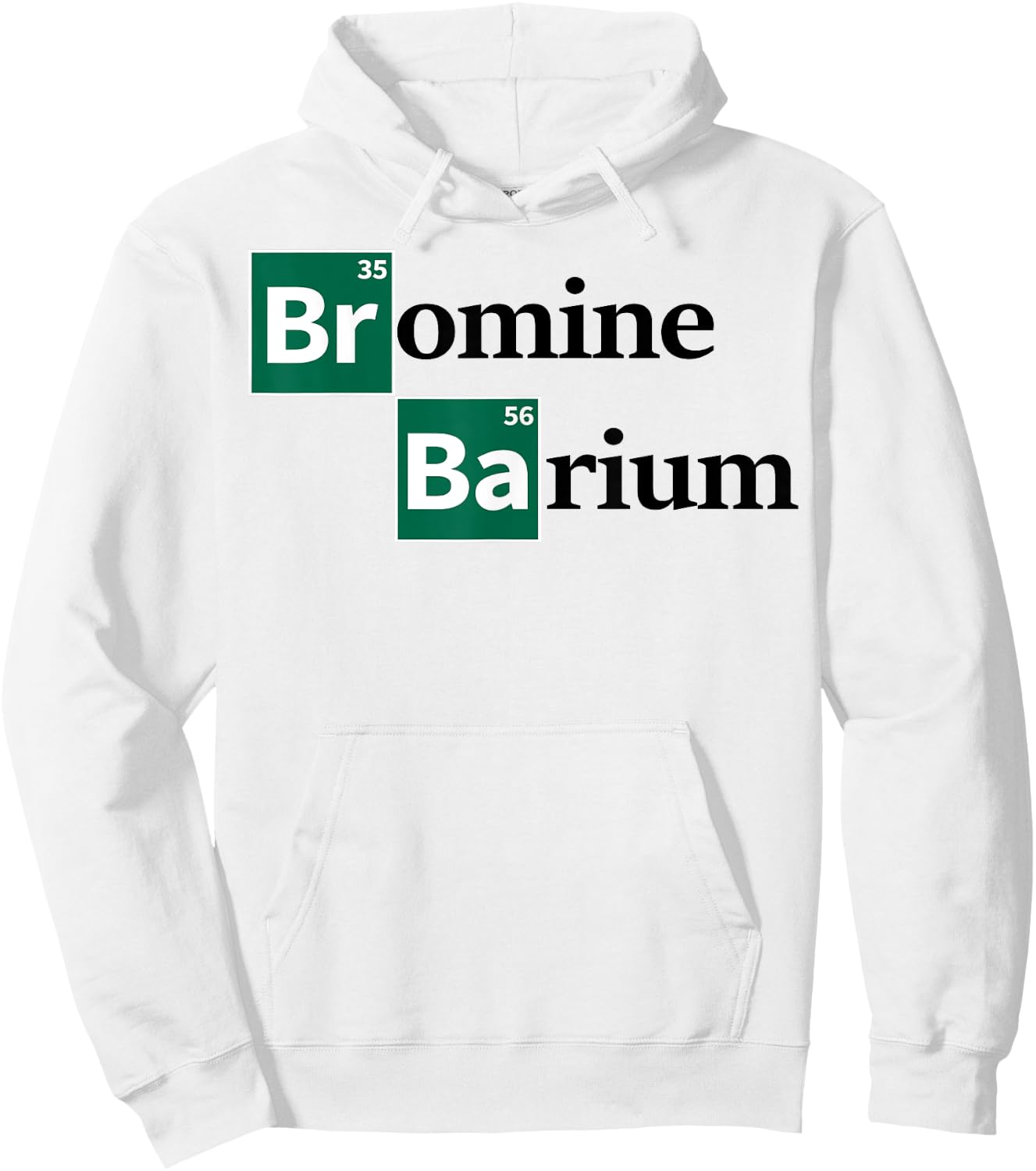 Bromine Barium Hoodie - Hoodie | White